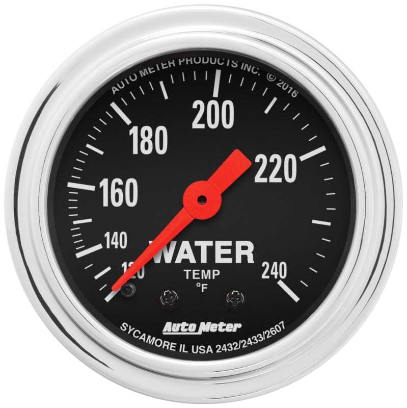 Traditional Chrome™ Mechanical Water Temperature Gauge 2432